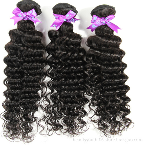 Beauty Youth 7A Grade Deep Wave hair extension human hair ali express